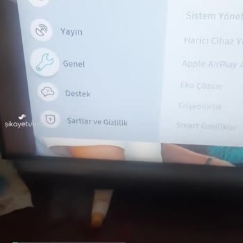 Samsung TV Menü Sorunu