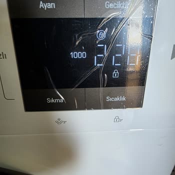 Arçelik 8100 MX Çamaşır Makinesi 10 Kullanımda Çalışmıyor Ve Kilit Simgesi Gösteriyor