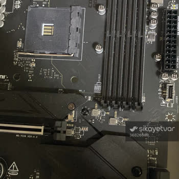 Arızalı MSI Gaming Plus B550 Anakartın Değişim Talebi