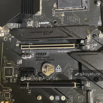 Arızalı MSI Gaming Plus B550 Anakartın Değişim Talebi