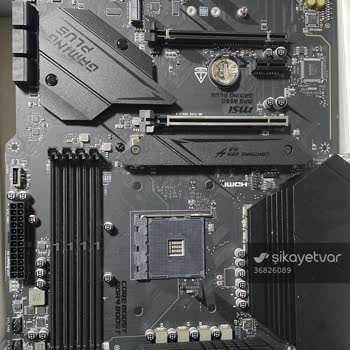 Arızalı MSI Gaming Plus B550 Anakartın Değişim Talebi