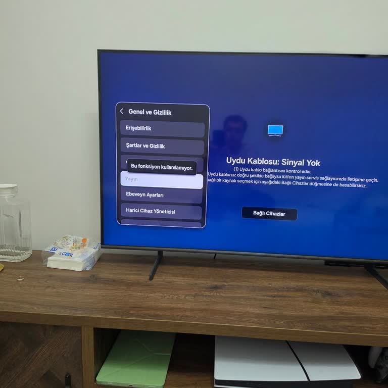Samsung TV’de Yayın Ayarları Çalışmıyor Ve Ücretsiz Servis Talebi