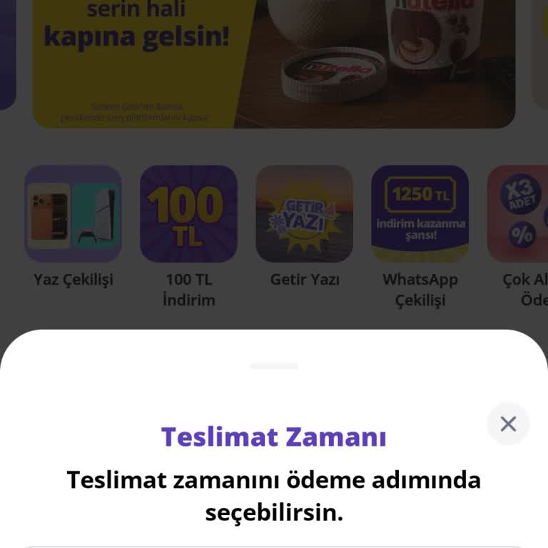Gece Siparişlerinde Teslimat Seçeneği Ve Çift Getirme Ücreti Şikayeti