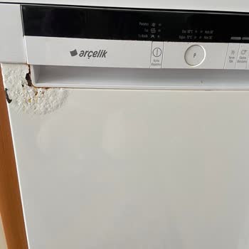 Arçelik Bulaşık Makinesinin Dış Yüzeyinde Boya Dökülmesi Ve Kabarması