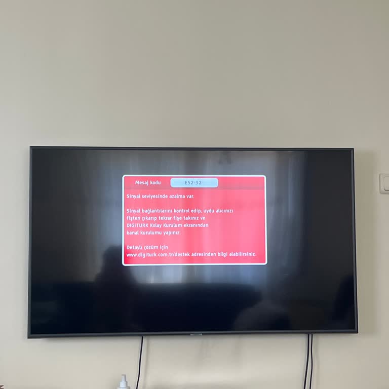 Uydu Değişikliği Sonrası E52-32 Hatası Ve Ücretsiz Servis Talebi