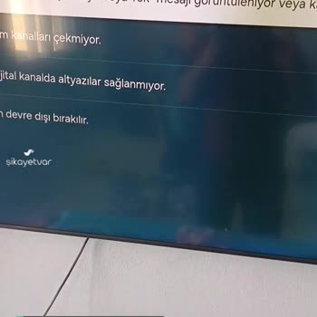 Samsung TV Frekans Sinyal Sorunu