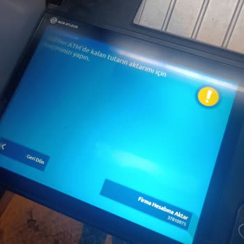 ATM'de 2.000 TL Para Sıkışması Ve Geri Ödeme Talebi