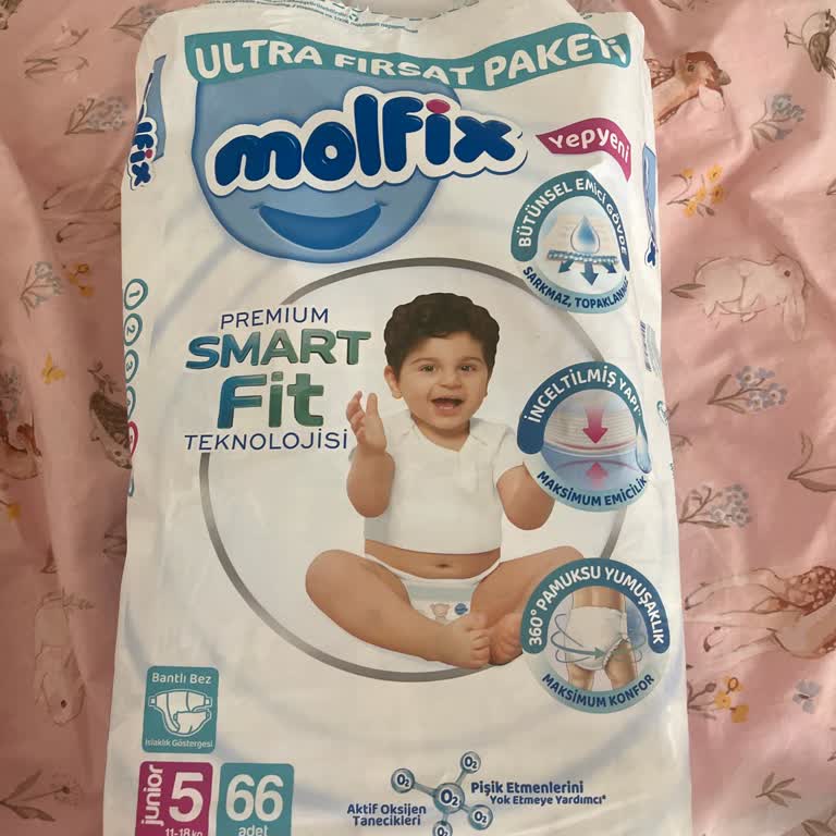Molfix Premium Smart Fit Bebeğimin Cildinde Hızlı Pişik Oluşturdu