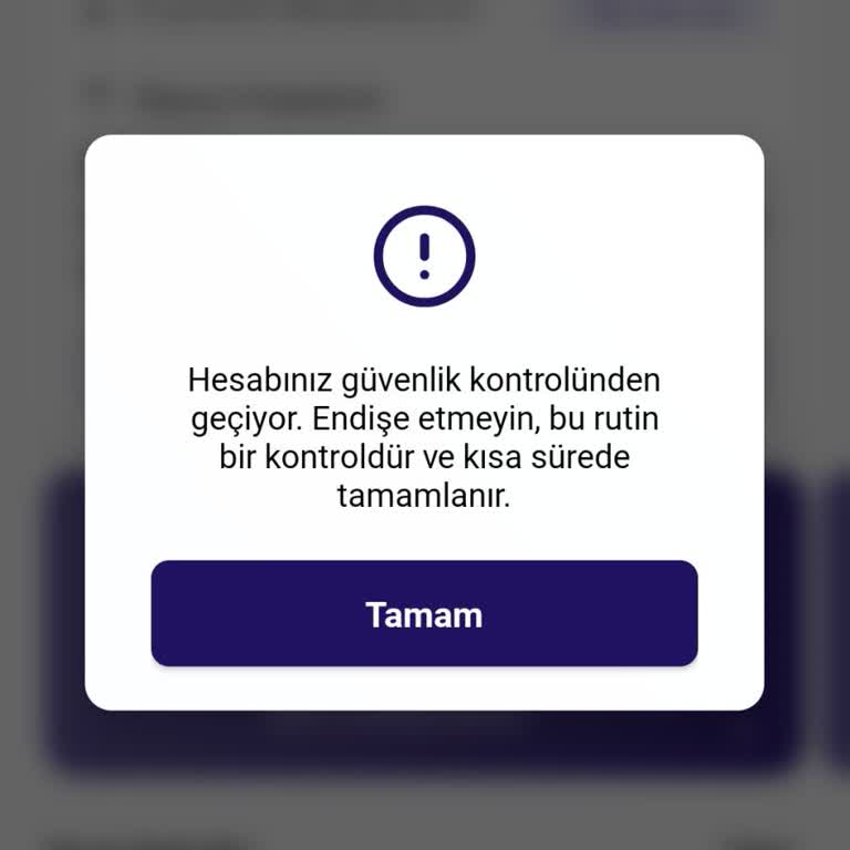 Hesabım Güvenlik Kontrolünde Bloke, 20.000 TL'yi Neden Çekemiyorum?
