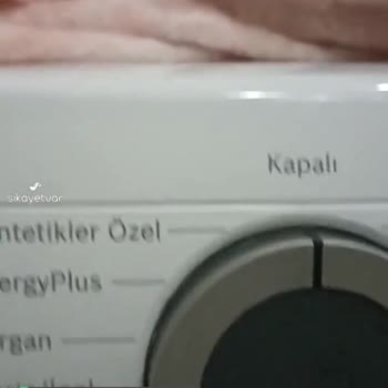 Bosch Çamaşır Makinesi Hatası!