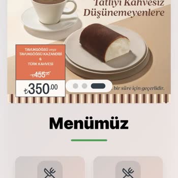 Menüde Görülen Kazandibi Ve Kahve Kampanyası Uygulanmadı