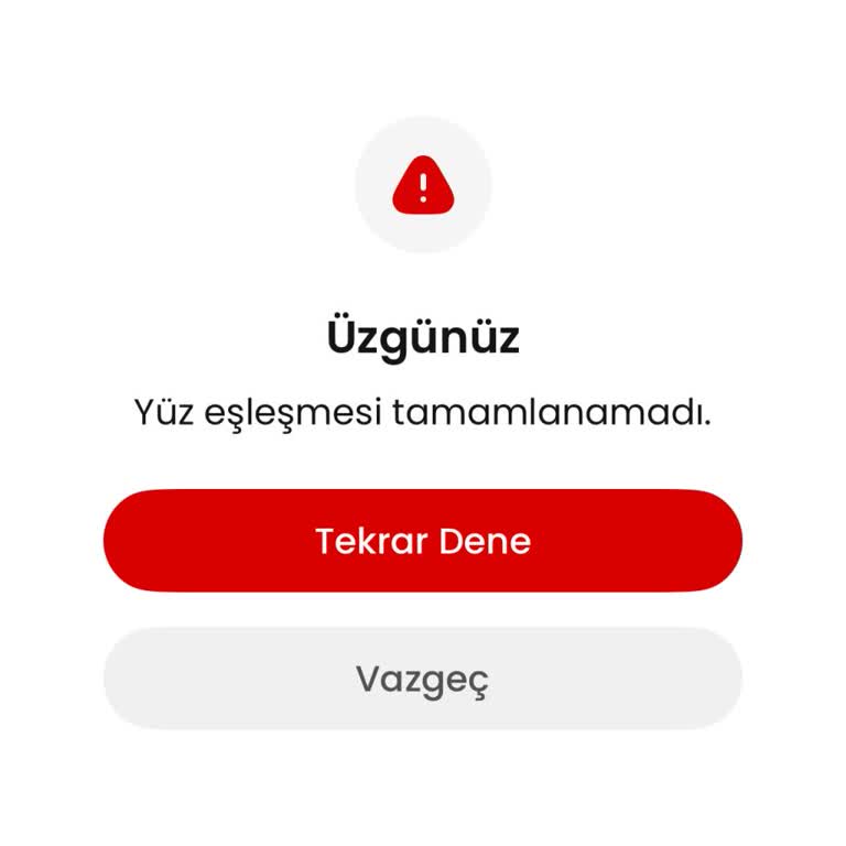 İade Ve Transfer Sorunları İle Yüz Tanıma Hatası