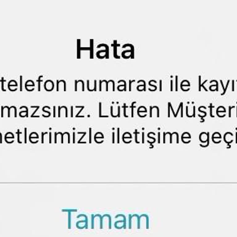 Telefon Numarası Eski Üyelikte Kalıyor, Yeni Üyelik Oluşturulamıyor