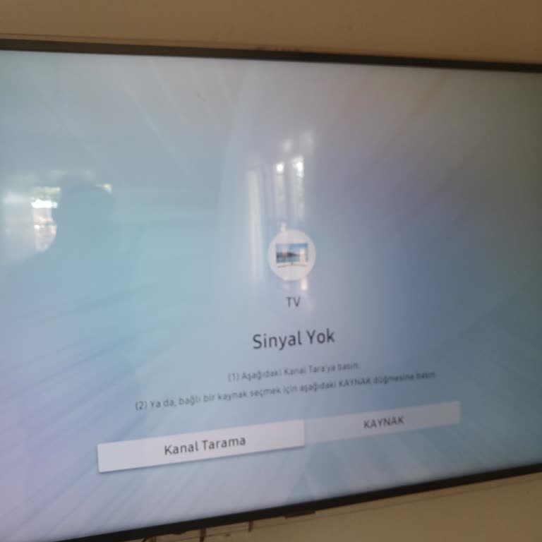 Güncelleme Sonrası TV'de Tüm Kanallar Silindi Ve Sinyal Yok