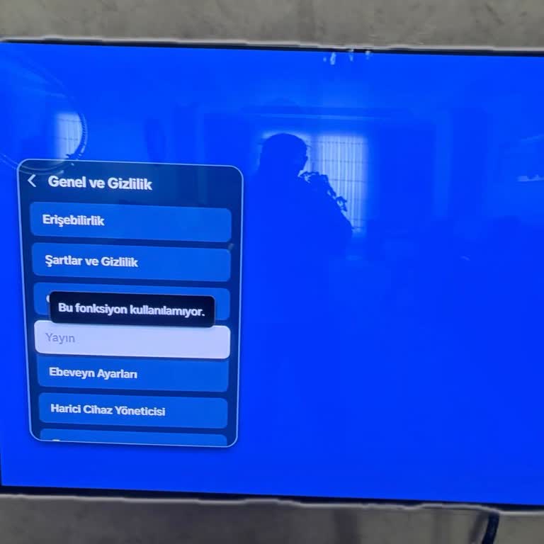 Samsung S90CA 55 Model Televizyonda Yayın Ayarları Çalışmıyor