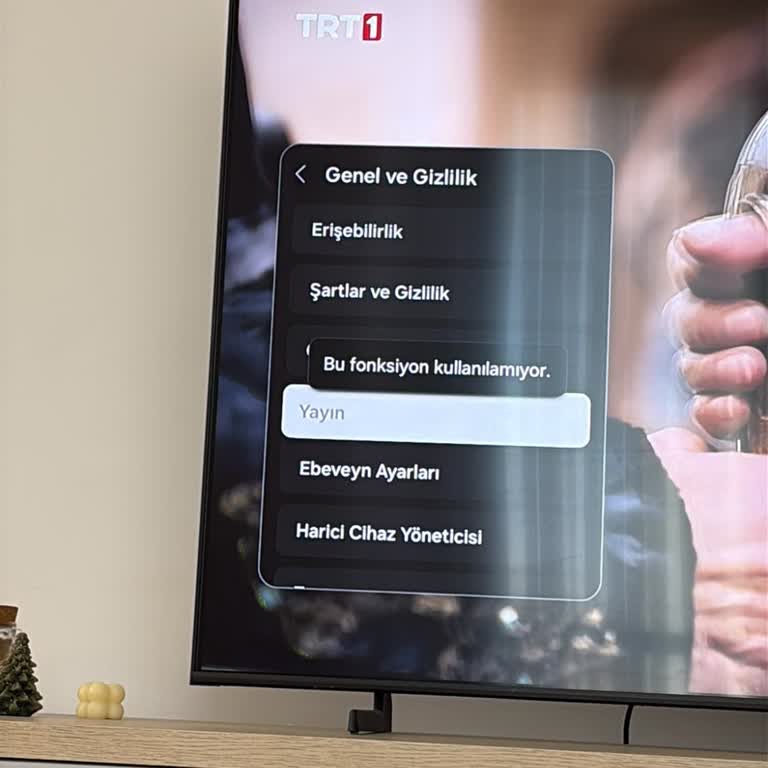 Yayın Menüsü Pasif Ve Kanal Ses Problemleri Giderilmiyor
