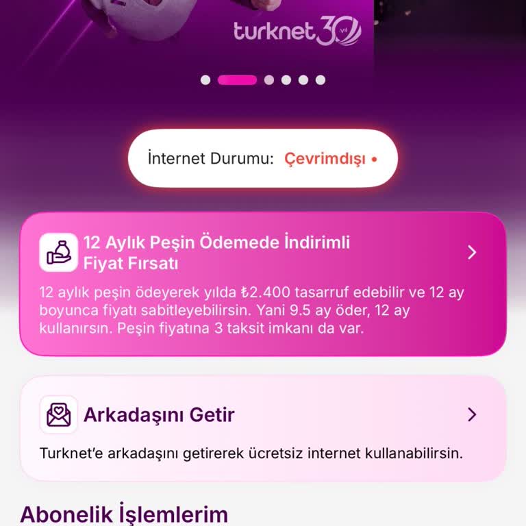 15 Gün Kesintili İnternet Ve Cevapsız Canlı Destek