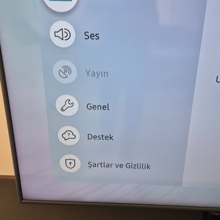 Samsung Televizyonunda Yayın Menüsü Pasif, Uydu Ayarları Kullanılamıyor