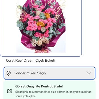 Görseldeki Buketle Uyumlu Olmayan Az Çiçekli Teslimat
