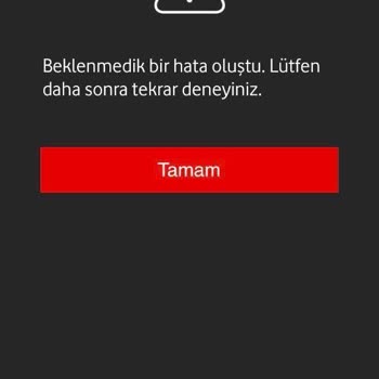 Vodafone Red 25 GB 12 Aylık Teklifinde Sistem Hatası Ve Çözüm Eksikliği