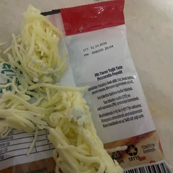 Son Kullanma Tarihi Henüz Geçmemiş Mozzarella Peynirinde Külleme