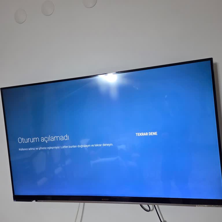 Arçelik UHD Powermax Televizyonda Google Hesabı Girişi Sorunu
