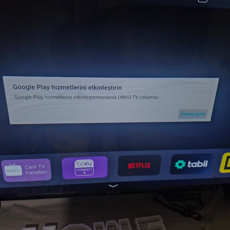 Onvo Televizyonda Sürekli Google Play Uyarısı Ve Kendiliğinden Açılıp Kapanma Sorunu