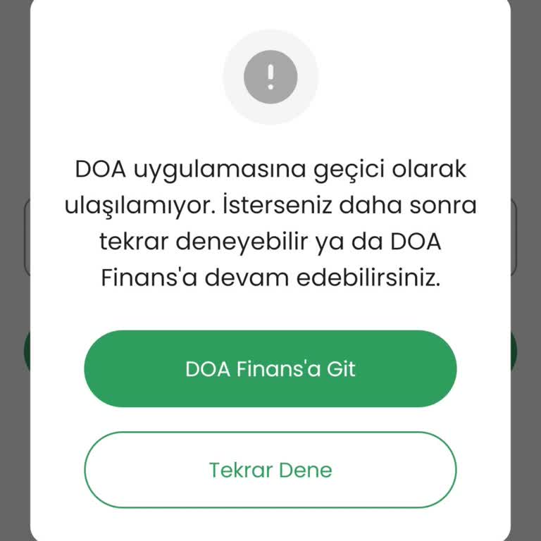 Doa Uygulamasına Erişemiyorum Ve Telefon Numaram Engellenmiş Olabilir