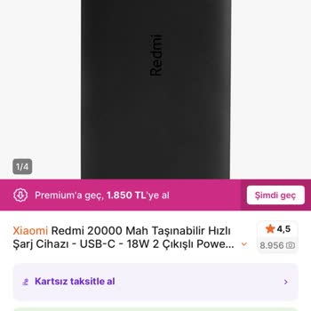 Xiaomi Powerbank İPhone 15'i Şarj Etmiyor
