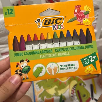 Carrefour İstinye'de Bıc Kids Jumbo Pastel Setinde Kırık Ve Renk Karışıklığı