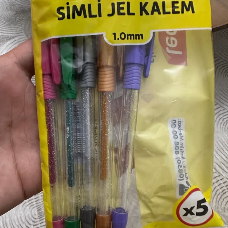 Şok Market ’te Boş Simli Jel Kalem Şikayetim