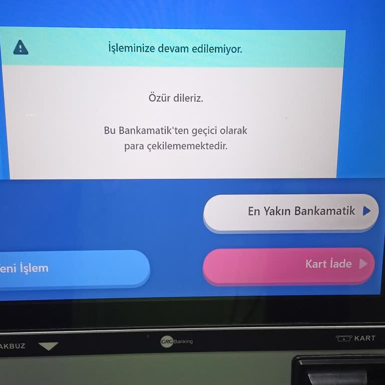 İş Bankası ATM’sinde Nakit Yokluğu Ve Hizmet Kesintisi Mağduriyet Yarattı