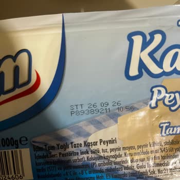 Plastik Kokulu Taze Kaşar Peynirinde Gıda Güvenliği Endişesi