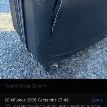 Metro Turizm Valiz Hasarı İçin 3.800 TL Tazminat Talebi