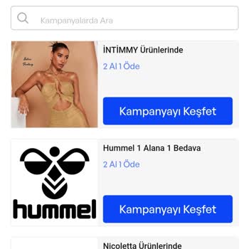 İdefix Mobil Uygulamasında Hummel 2 Al 1 Öde Kampanyası Çalışmıyor