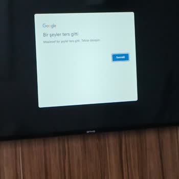 Onvo Televizyonda Google Play Giriş Hatası Tekrarlıyor