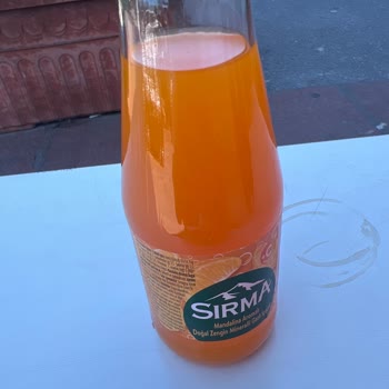 Sırma Mandalina Aromalı Şişede Cam Parçası