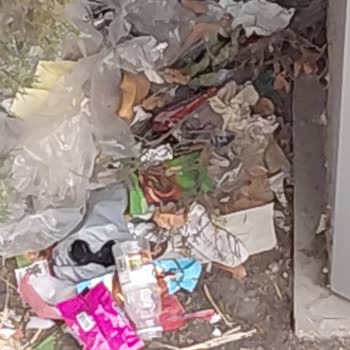 BİM Şubesinin Yükleme Alanında Çöp Birikmesi Ve Sigara İzmaritleri