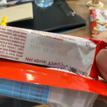Kinder Bueno Çikolatasında Hijyen Sorunu: Küf Ve Güven Kaybı