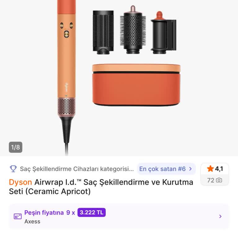 Dyson Airwrap Kampanyalı Hediye Çantası Gönderilmedi