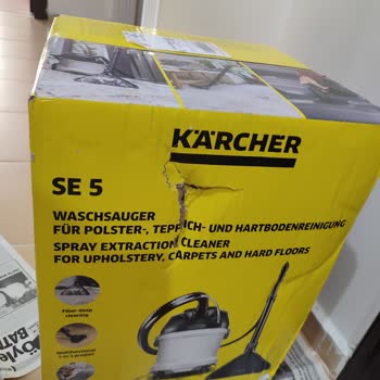 Karcher Halı Ve Koltuk Yıkama Makinesinin Korumasız Gönderimi Ve Hasarlı Kutu