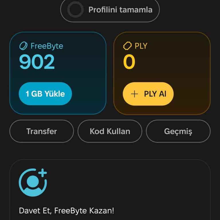 Kazan Kazan Davet Kampanyasında İkinci Davetimin Freebyte Ödülü Yüklenmedi