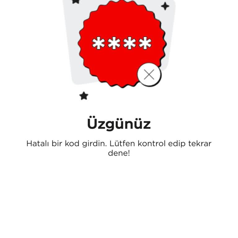 Daha Daha Kapağındaki Hediye Kodu Uygulamada Hata Veriyor