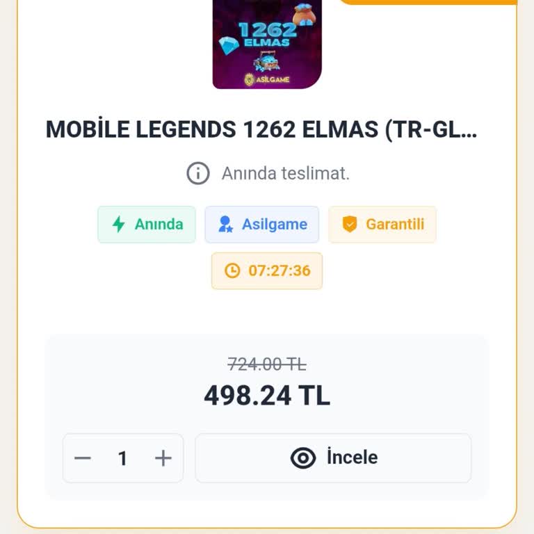 Asilgame'de Yanıltıcı Elmas Satışı Ve İade Talebi