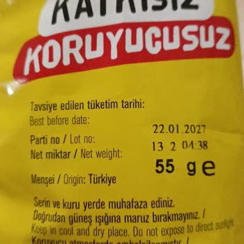 Züber Noutos Nohut Cipsinde Yabancı Madde Ve Hijyen Sorunu