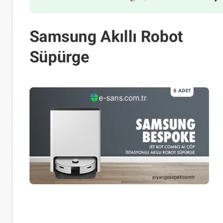 Kirli Su Boşaltmayan Robot Süpürge Ve Yanlış Servis Yönlendirmesi