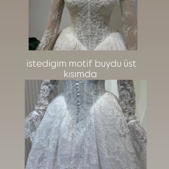 Elissa Wedding Dress Kusurlu ve Ayıplı Ürün