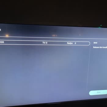Fabrika Ayarlarından Sonra TKGS Kanal Araması Çalışmıyor