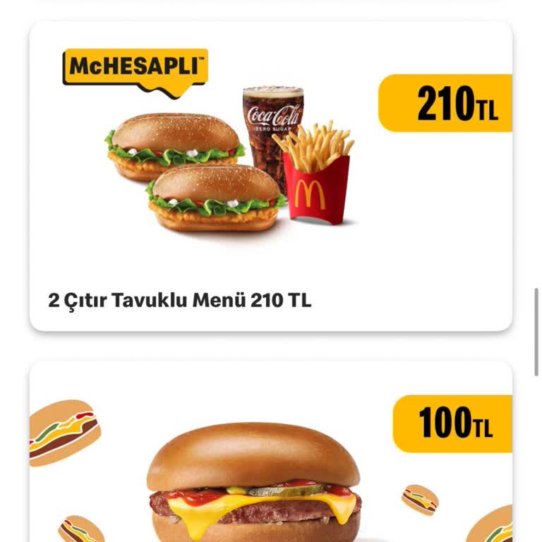 McDonald's Mobil Uygulamasındaki Menüler Şubede Geçerli Değil, Müşteri Mağdur