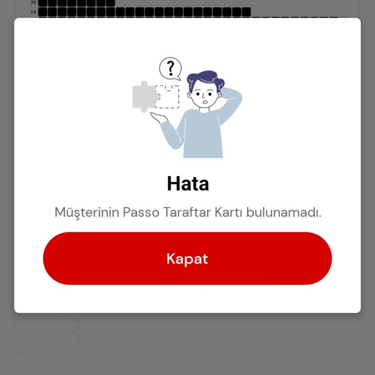 Passolig Kartım Aktif Olmasına Rağmen Maç Bileti Alamıyorum